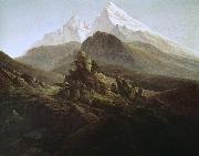 Caspar David Friedrich Watzmann by Friedrich Sweden oil painting artist